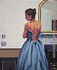 Jack Vettriano The Blue Gown painting